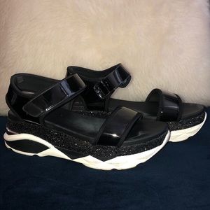 Sparkly Platform Sandals